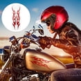 thumbnail image 4 of Autocollant Flamme Moto Hot Rod Feu Autocollants Tribaux Flamme Rétro Réfléchissant Autocollants (Rouge), 4 of 5