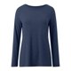 thumbnail image 4 of MHFRRA Camisetas de Mujer para Uso Informal, Otoño e Invierno, Camisetas de Manga Larga con Cuello Redondo para Una Comodidad Diaria. Azul, 4 of 5