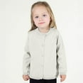 thumbnail image 2 of Dyfzdhu Kids Boys Girls Autumn Cardigan Knitted Solid Color Button-down Sweater Coat, 2 of 7