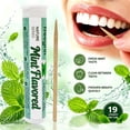 thumbnail image 3 of FREEGRIN Mint Flavored Toothpicks, 7cm Birch Wood, Portable Disposable for After Meal, Clean Teeth Gaps and Fresh Breath, 19 Count Per Pack (3 Pack), 3 of 7