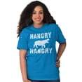 thumbnail image 4 of Funny Hungry Hangry Hippos Men's Graphic T Shirt Tees Brisco Brands L, 4 of 6