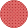 thumbnail image 1 of Ahgly Company Indoor Round Patterned Ferrari Red Area Rugs, 7' Round, 1 of 6