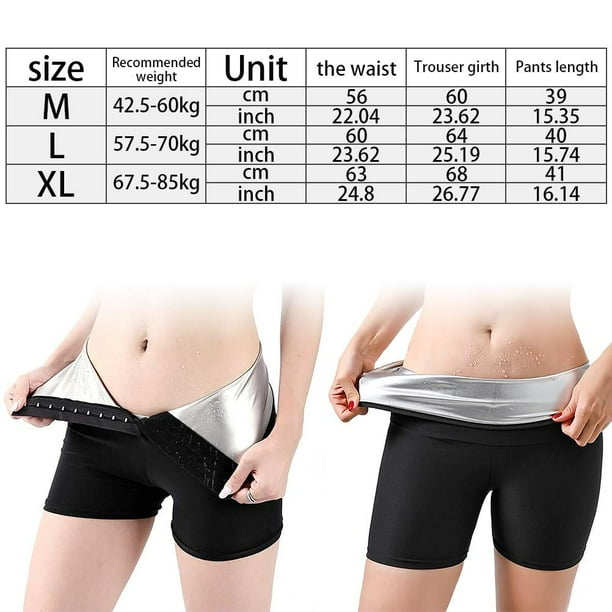 Pantalones de sauna 2 en 1 para mujer, para hacer ejercicio, para adelgazar, mallas de entrenamiento, pantalones deportivos de sauna