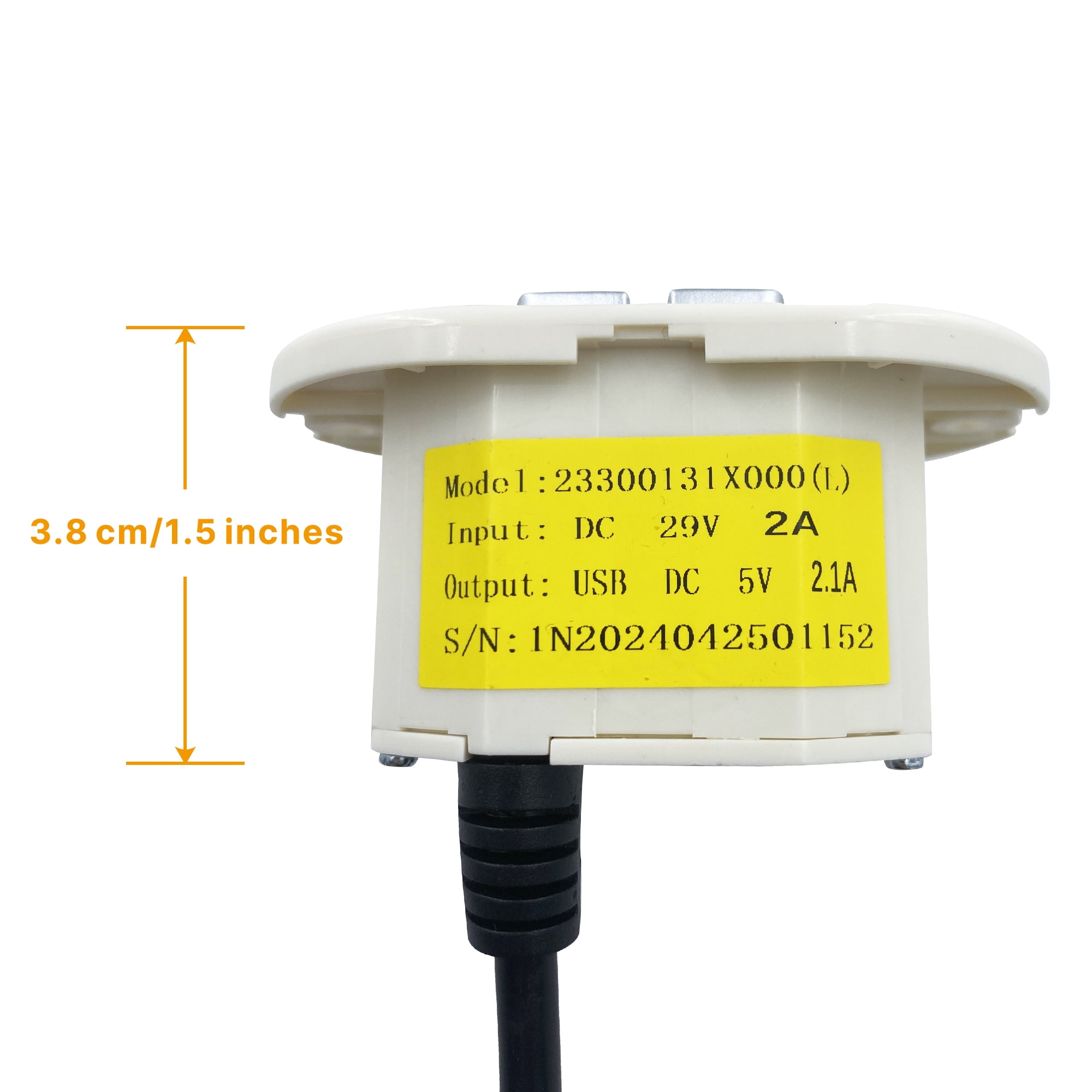 5 Button Switch Hand Control 23300131X000 with USB for Power Recliner/Lift Chair