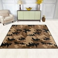 thumbnail image 3 of Coolnut Fashionable Camouflage Pattern Area Rug Carpet 5x4 Light Weight Polyester for Living Room Bedroom, 3 of 6