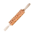 thumbnail image 3 of DOLITY Halloween Embossed Rolling Pin Portable Cookie Stamp for Baking Pies Waffles M, 3 of 9
