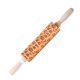 thumbnail image 3 of Rodillo de amasar de madera ligero con relieve de Halloween para utensilios de cocina. M, 3 of 9