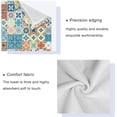 thumbnail image 4 of Dreamtimes 3 PCS Towel Mediterranean Style Cotton Bath Towel Set (1 Bath Towel, 1 Hand Towel, 1 Washcloth) for Bathroom, Super Soft and Quick Dry Towels, 4 of 7
