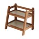 thumbnail image 1 of Estante para secar tazas, soporte para tazas de 2 niveles, versátil para cocina y sala de estar Marrón, 1 of 9