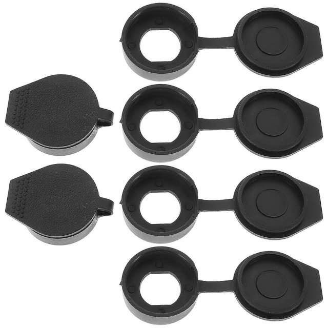 Charging Port Dust Plug Scooter Key Panel Cover Compatible with Harsh Environment Conditions Black Plastic 6 pcs