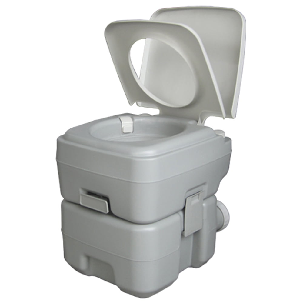 Zimtown Portable Camping Toilet 5 Gallon Capacity Leak Proof Compact ...