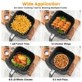 thumbnail image 4 of Air fryer Accessories for Instant Pot Vortex Plus 6 in 1 4 Quart Air Fryer Oven, 7.5''×7.5'' Square Food Grade Air Fryer Grill Pan Grill Plate Crisper Plate Replacement Parts Tray Rack, 4 of 7
