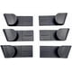 thumbnail image 1 of 3 Pairs Pot Lid Holder, Abs Wall Mounted Pot Lid Rack Organizer Holder For Pot Lids (shikai), 1 of 4