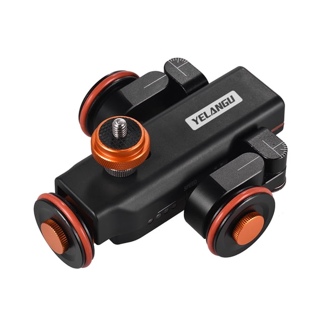 Videoclip YELANGU L4 PRO Cámara motorizada Video Dolly con indicación de escala Control deslizante de seguimiento eléctrico Control remoto inalámbrico / 1800mAh Batería recargable Mini deslizador desl YELANGU Videoclip