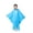 Blue, variant on Kids Rain Ponchos, Portable Reusable Emergency Raincoats for Camping Hiking Traveling Backpacking