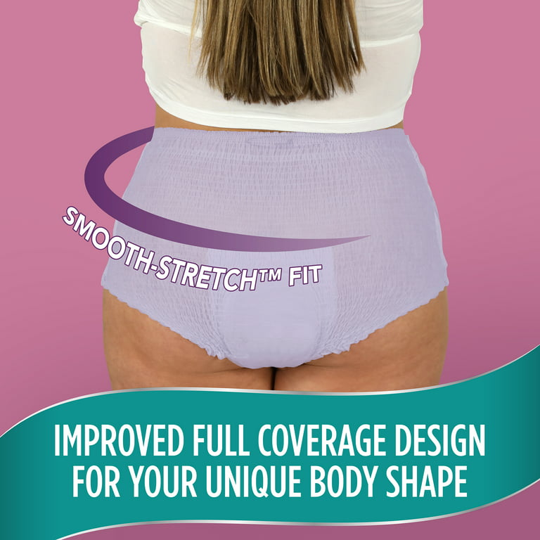 Adult Absorbent Underwear for Women, Total coverage