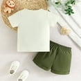 thumbnail image 5 of WOLLED Baby Toddler Boys 2-Piece Shorts Set Kids Summer Short Sleeve Cute Prints T-Shirt Tops and Shorts Outfit 9M-4Y, 5 of 10