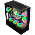 thumbnail image 2 of Gabinete Gamer Balam Rush TANK SUPER 9200 TB ATX Media Torre 3 Fan ARGB Cristal Templado USB-C Negro, 2 of 4
