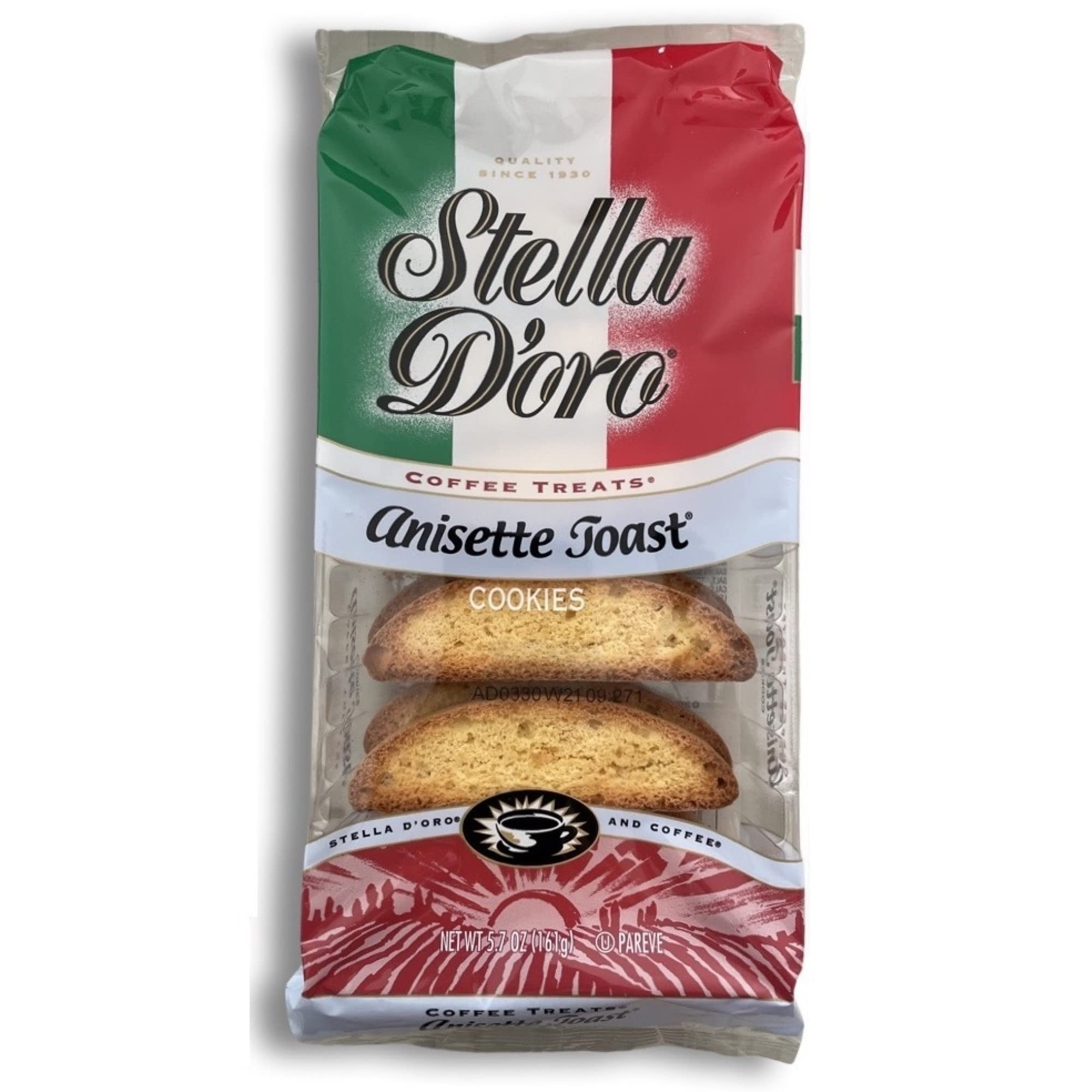 Stella D'oro Anisette Toast Cookie Value Pack | 5.7 Ounce | Pack of 6
