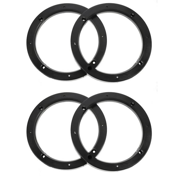2 Pairs Durable Speaker Spacers Adapter Useful Speaker Bracket Ring for Auto