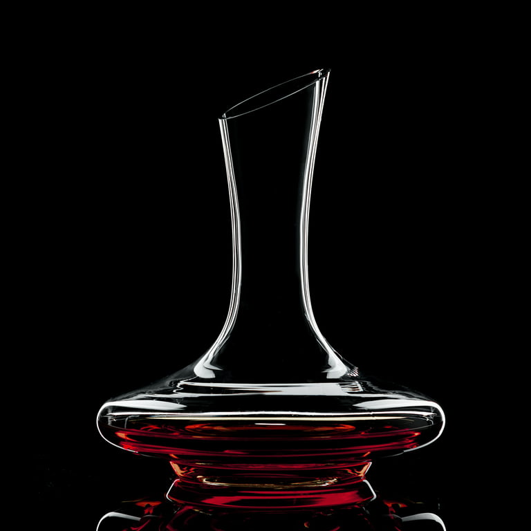Wine Decanter - 100% Lead-Free Crystal Glass Wine Carafe Hand-Blown Red  Wine Decanter Carafe (Spiral)