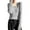 Grey, variant on Women Fall Clothes Solid Slim Fit Knit Pullover Sweater Long Sleeve Turtleneck Top Lined Casual Winter Warm Comfy Soft Knit Pullovers White M