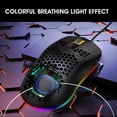 thumbnail image 3 of X600 RGB Lighting Mouse, 6 Programmable Buttons 8000 DPI Gaming Mouse, Ergonomic Design for Laptop Gamer, 3 of 7
