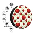 thumbnail image 4 of Goofa Fruit Apples Pattern Universal Tire Cover for Jeep, SUV, Truck, and Trailer – Waterproof, UV-Resistant,Easy to Install, Fits 14"-17" Tires-15 inch, 4 of 6