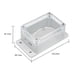 thumbnail image 3 of Caja de empalmes impermeable IP66 Caja de glándulas de conector de cable de plástico, 3 of 8