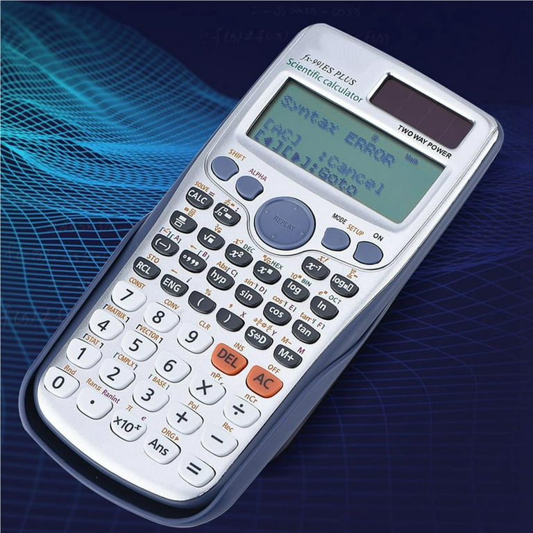 Alperne lytter Give FX-991ES-PLUS Calculator 417 Functions High School University Calculation  Tool Computer Office Two Ways Power Graphing - Walmart.com