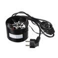 thumbnail image 4 of 4 Inch Inline Duct Fan Air Ventilator Metal Pipe Ventilation Exhaust Fan Mini Extractor Bathroom Toilet Wall Fan Without ,Quiet Operation, 4 of 6