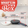 thumbnail image 4 of Gourmia Mini Crepe Maker 8” Electric Crepe Maker with Non-Stick Plate Cool-Touch Handle for Safer Use Super Simple, Beginner Friendly Operation, 4 of 8