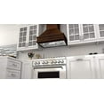 thumbnail image 5 of Awoco 36" Built-in Insert Stainless Steel Range Hood for Wood Hoods, 4 Speeds, 6” Round Top Vent, 600CFM, 5 of 9