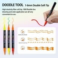 thumbnail image 5 of Giaone Double Ended Flash Marker Set with Night Glow Feature Acrylic Marker Pen Set, 5 of 7