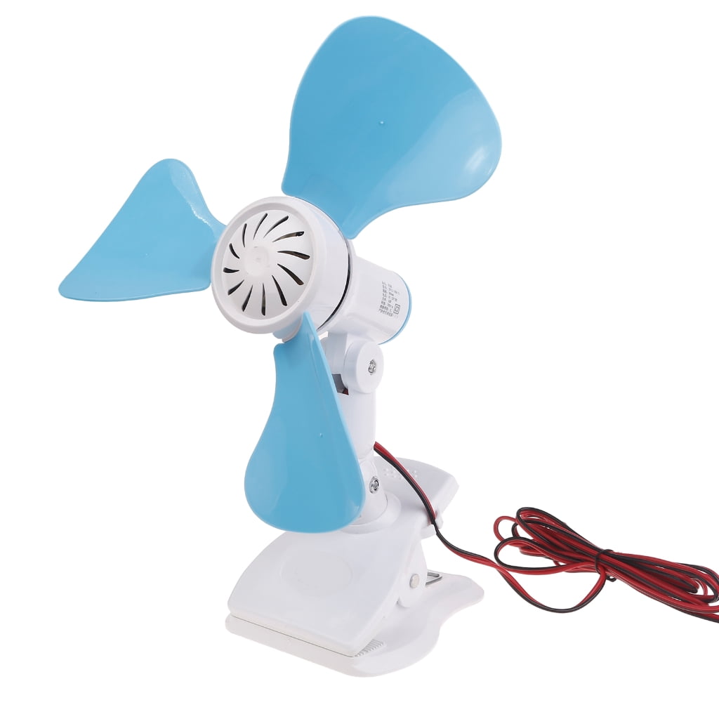 Zeiwohndc 12V Car Fan with 240cm Power Cord Versatile Cooling Solution for BBQ Camping