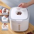 thumbnail image 2 of Rongfmy Moisture Rice Storage Box Nano Bucket for Kitchen Container - Gray 10kg,, 2 of 7