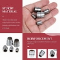 thumbnail image 2 of Cales de Poignée Rondes de Sécurité Cales Rondes en Acier Pratiques pour Marteau Hache Griffe Marteau Cales de Poignée Rondes (25 Pcs, Argent), 2 of 4