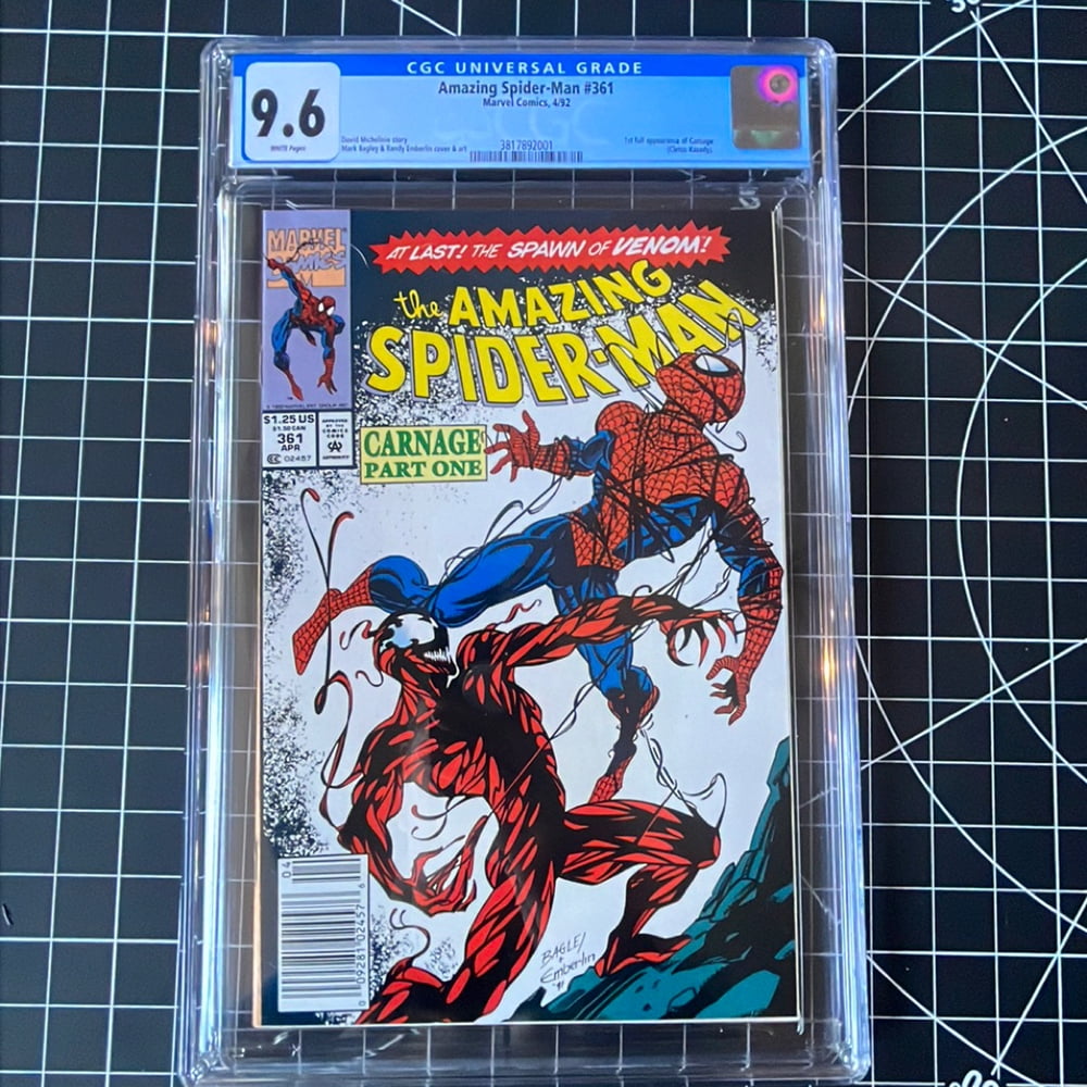 Amazing Spider-Man #361 - CGC 9.6 Comic Book - Walmart.com