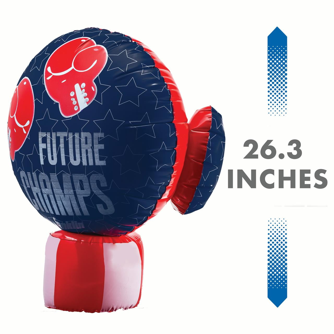 Franklin Sports Inflatable Boxing Gloves - Future Champs - Jumbo Inflated Size - 20 x 13.5 inches