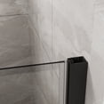 thumbnail image 6 of 36-37.2"W x 72"H Bifold Pivot Shower Door, 1/4"(6mm) Glass, Black, Foldable, 6 of 8
