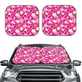thumbnail image 2 of Haiem Vintage Flowers Car Windshield Sun Shade (2 Pieces) Foldable Windshield Sun Shade Car Accessories for Truck SUV Pickup-Large, 2 of 7