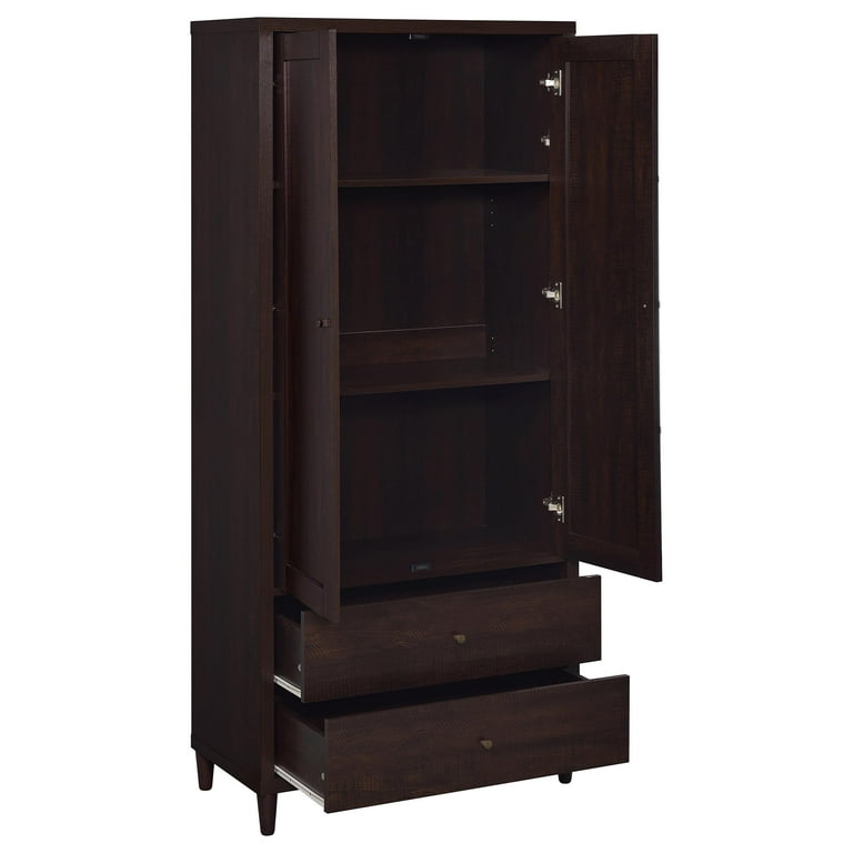 tobacco storage cabinet Wadeline 2-door Tall Accent Rustic Whether used for household storage or as anaccent piece tobacco pipe cabinet -display rack