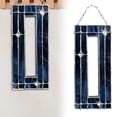 thumbnail image 2 of Handmade Stained Glass Photobooth Frame, Vertical Hanging Photo Strip Frame, Copper Foil Glass Picture Frame for Memory Display (#B), 2 of 6