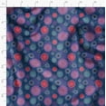 thumbnail image 3 of Soimoi Silky Satin Fabric Material, 1 Yard - 42" Inch Width, Blue - Mandala Print - Soft Shiny Fabric For Dress, Pillowcases, Pajamas, Evening Dress, Diy, 3 of 6