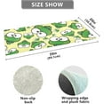 thumbnail image 2 of Coolnut Cute Frogs Soft Runner Rug, Washable Non-Slip Room Rug, Hallway Rug Runner for Entryway,Hallway,Bathroom,and Kitchen,39x20In, 2 of 7