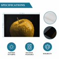 thumbnail image 6 of Yellow Fruit Placemats Set of 8, Modern Minimalist Decor Black Background Placemats for Dining Table, Place Mats for Kitchen Tabletop, Waterproof Wipeable Dining Table Mats Set, 6 of 9