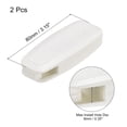 thumbnail image 2 of Uxcell Blinds Chain Handle, 2Pack 80mm Roller Shade Cord Weights for Window Parts, White, 2 of 6