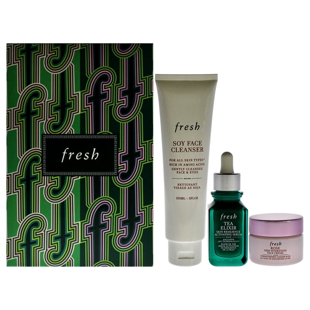 Trío de piel hidratada resistente de Fresh para mujeres - 3 piezas