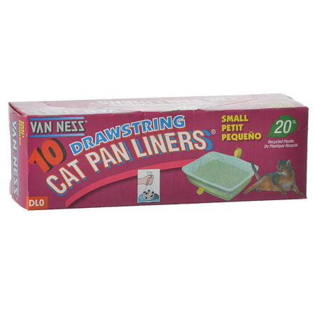 Van Ness Drawstring Cat Pan Liners Small (1 Pack of 10 Count)