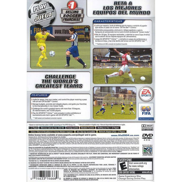 FIFA SERIES FOR PS2, PSP, PS3, PS4, PS5 - PLAYSTATION - FAST AND FREE  DELIVERY